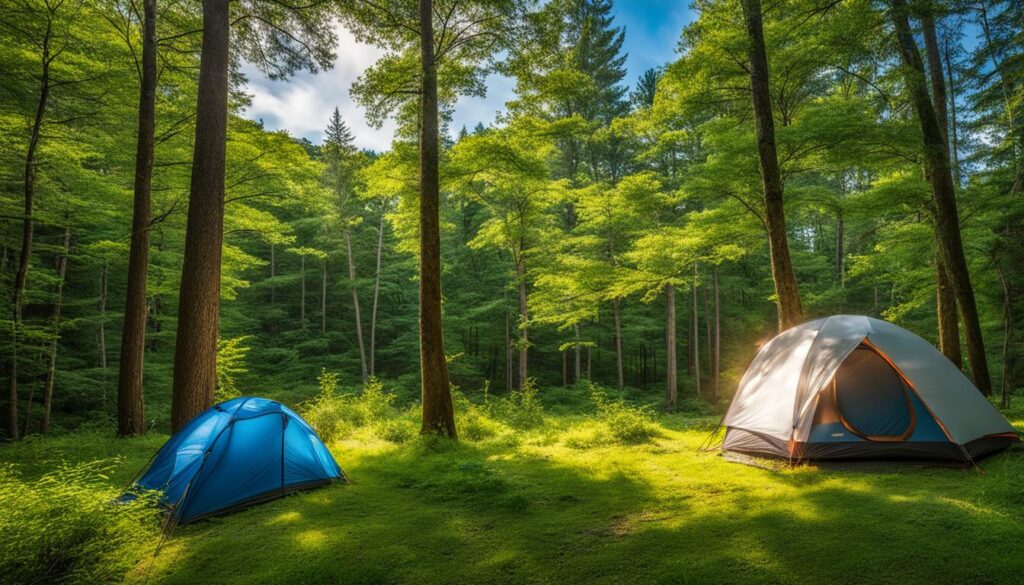 camping in jamaica state park