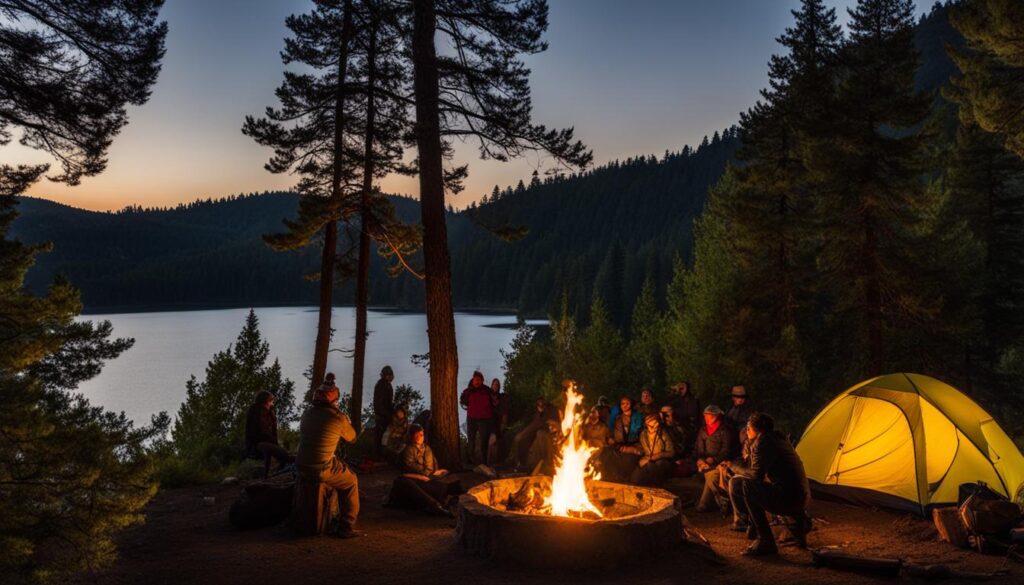 camping in southern Oregon