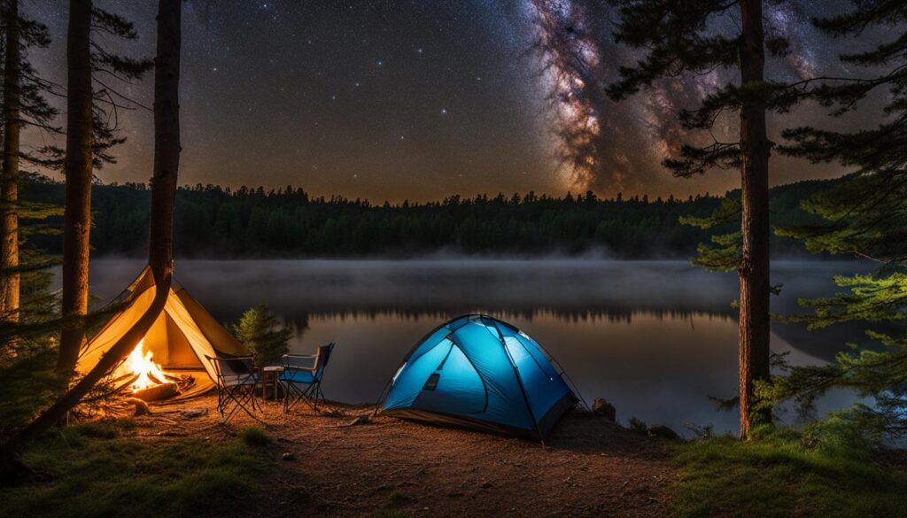 camping jones lake state park