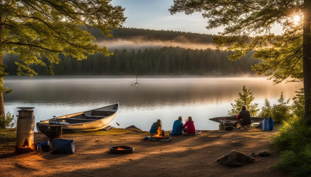 camping lake malone