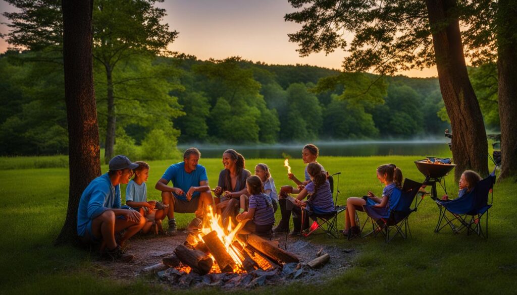 camping options in Finger Lakes State Park