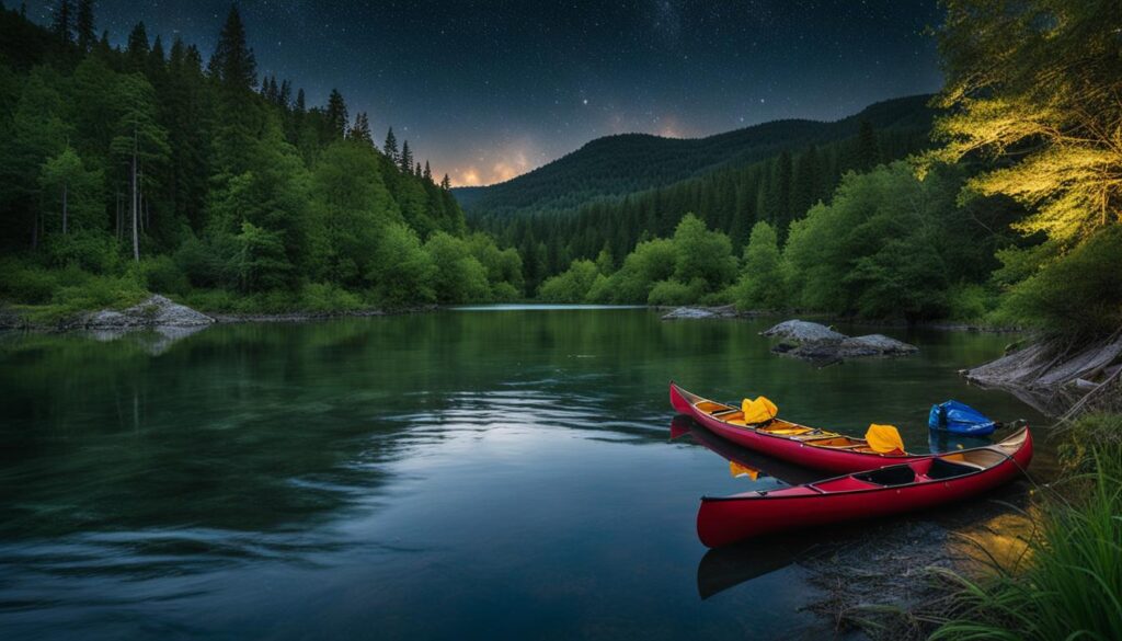canoe camping
