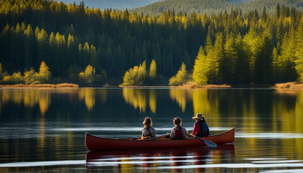 canoeing nancy lake