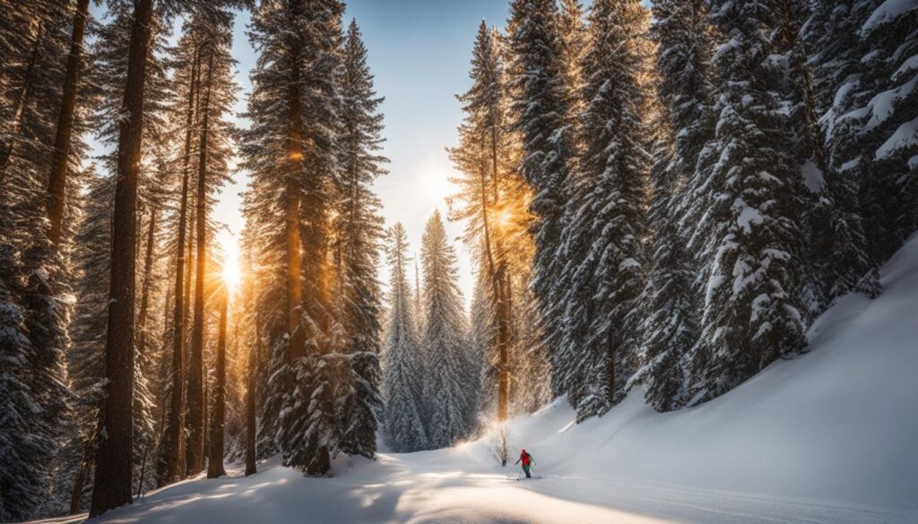 cross-country skiing