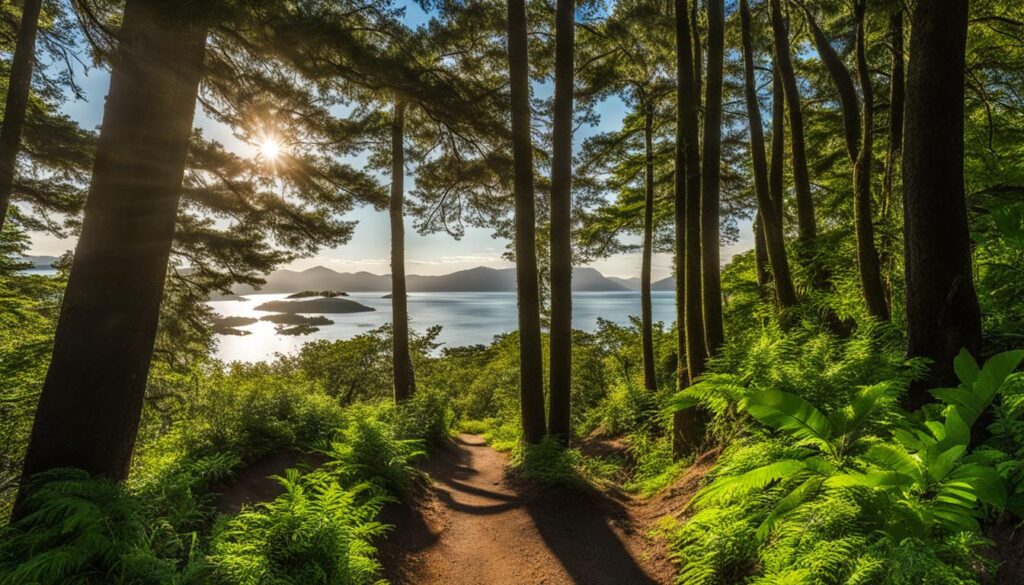 doe island state park hiking