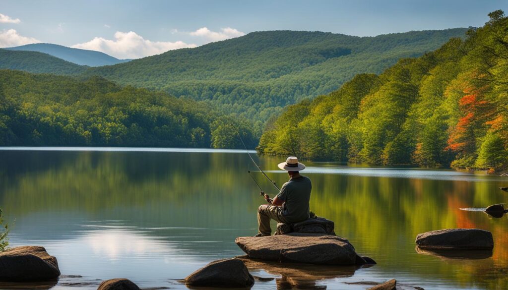 douthat state park fishing