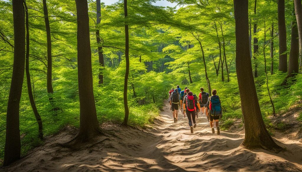 exploring Saugatuck Dunes State Park