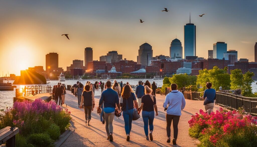 exploring the area, Castle Island, Boston Harborwalk