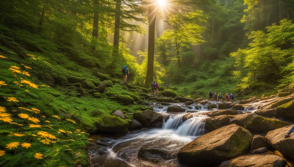 exploring the area, Rainbow Falls State Park