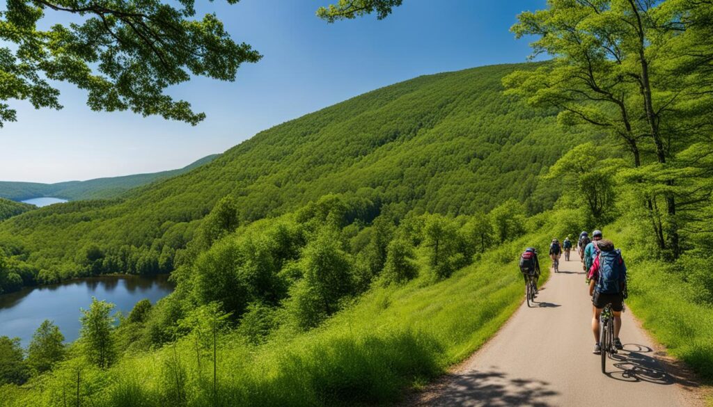 exploring the area around Allegany State Park