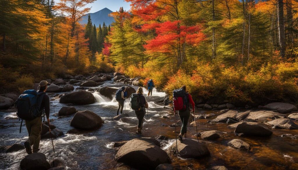 exploring the area around Baxter State Park