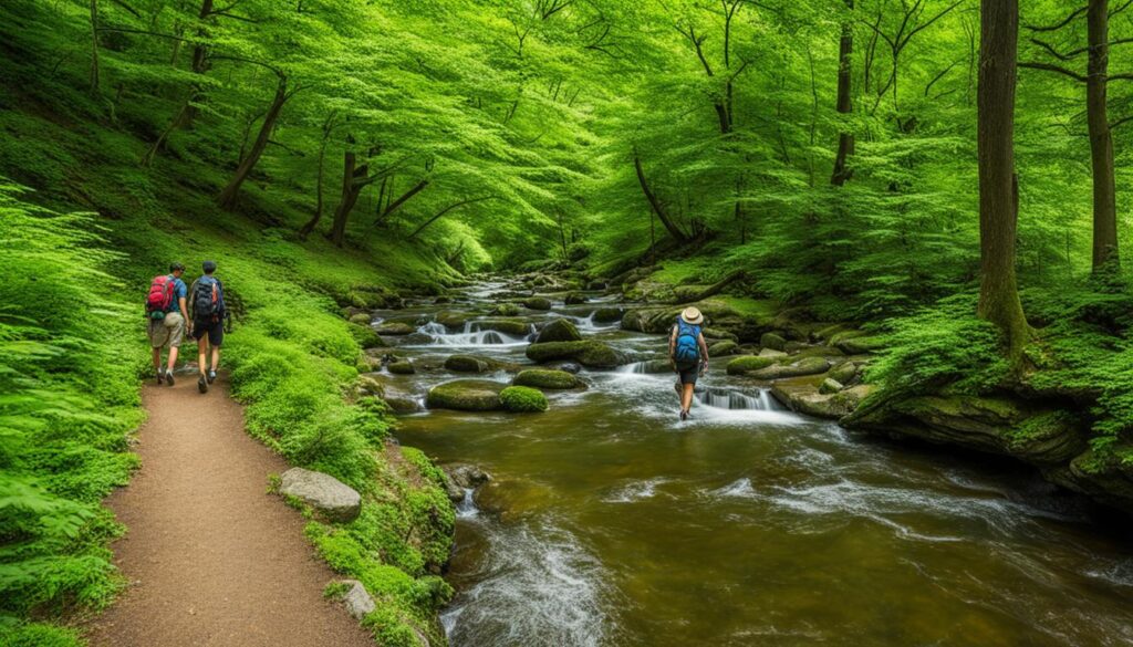 exploring the area around Brandywine Creek State Park