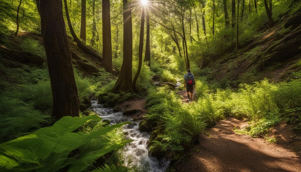 exploring the area around El Dorado State Park