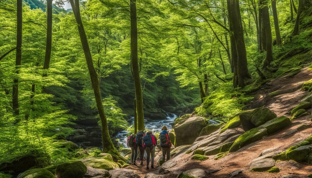 exploring the area around Mattatuck State Forest