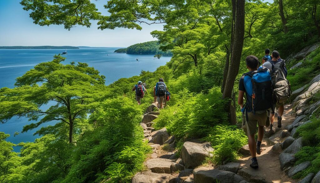 exploring the area around Rocky Neck State Park