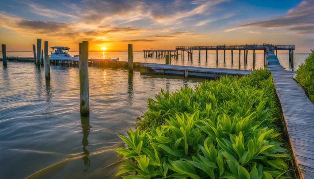 exploring the area around Skyway Fishing Pier State Park