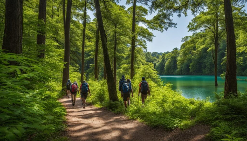 exploring the area around Woods Island State Park