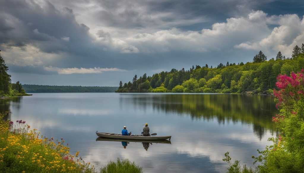 fishing at El Dorado State Park