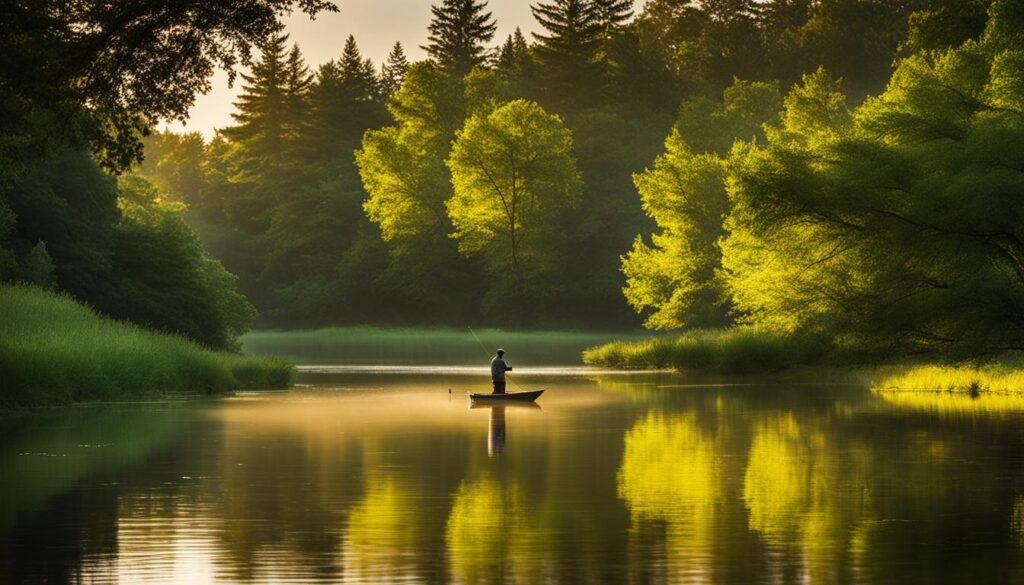 fishing in Windsor Pond