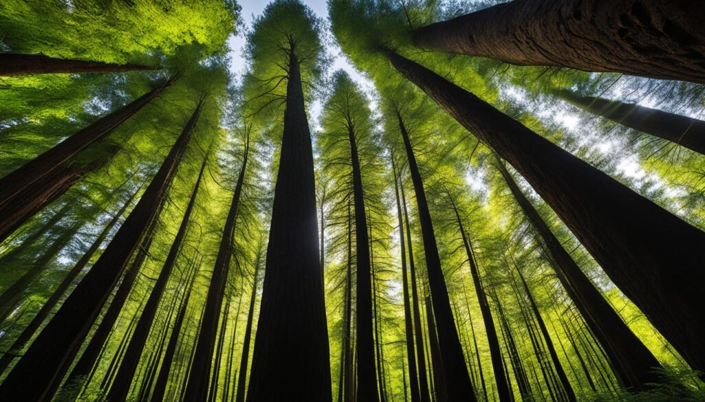 giant hemlock trees