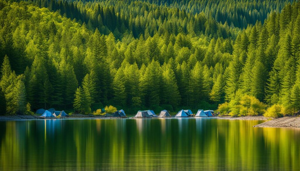 gilbert lake camping