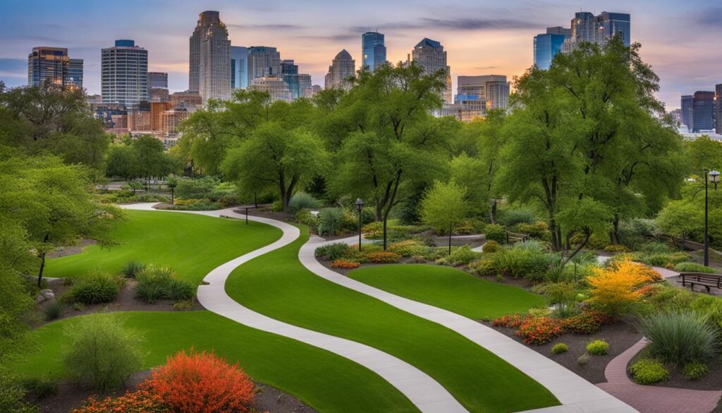 green space in southwest corridor