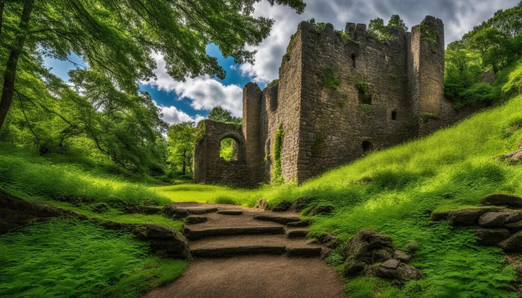 greycourt state park castle ruins