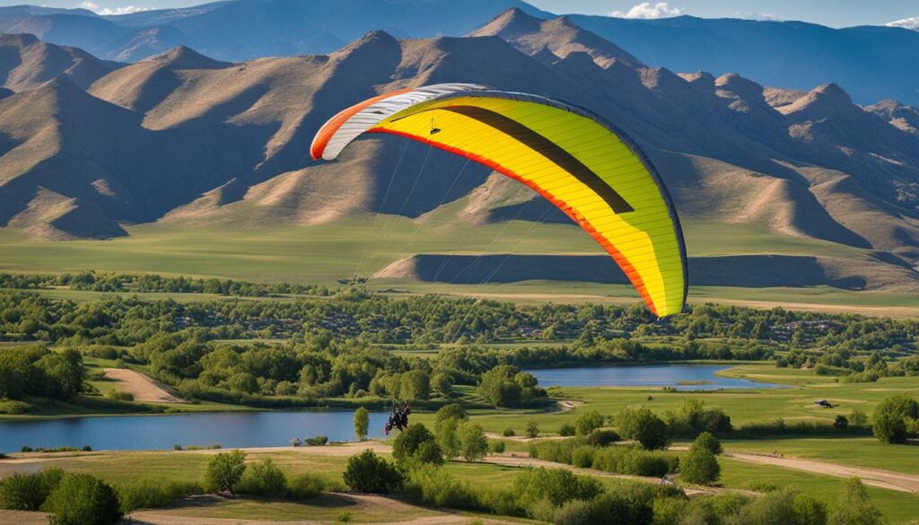 hang gliding and paragliding at Flight Park State Recreation Area