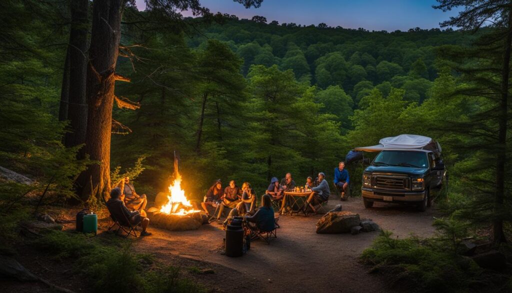 harriman state park camping