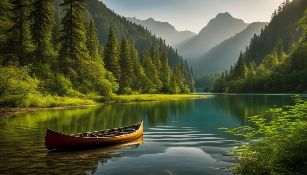 hiking, fishing, canoeing