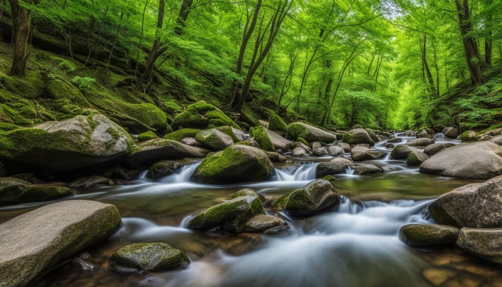 hiking trails at Sully Creek State Park