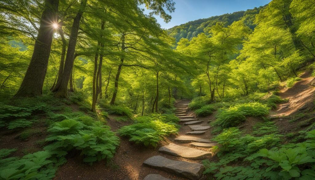 hiking trails in Leominster State Forest