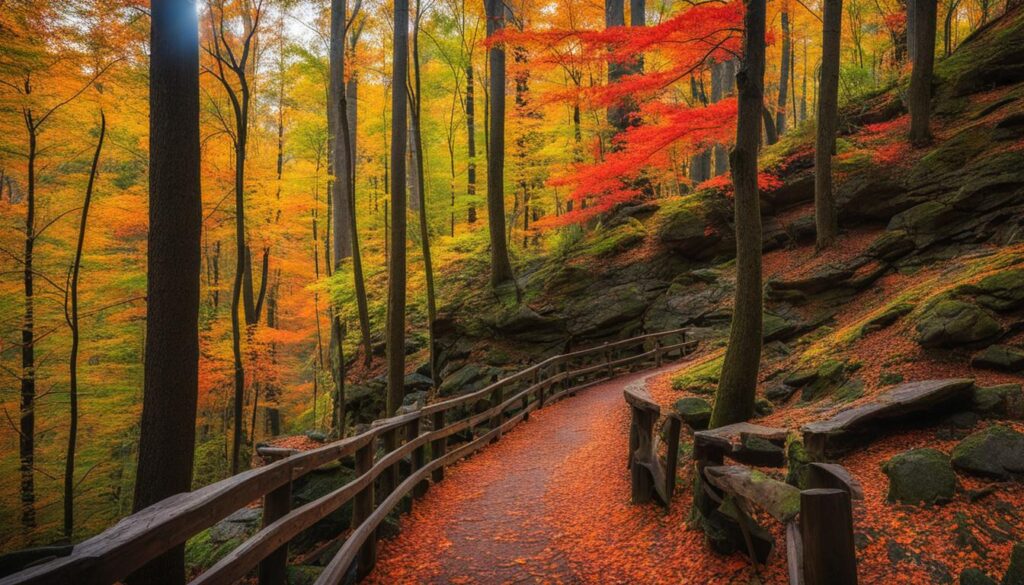 hiking trails in Willowdale State Forest