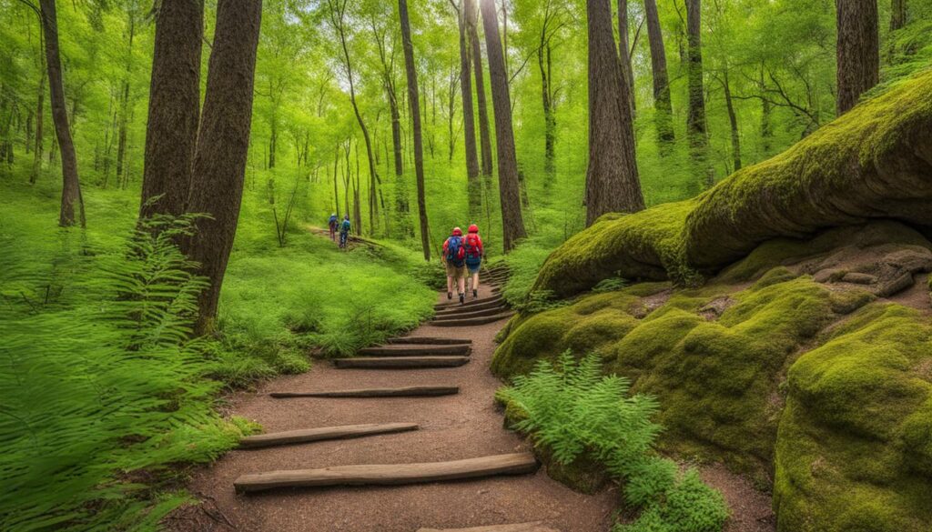 hiking trails kilen woods state park