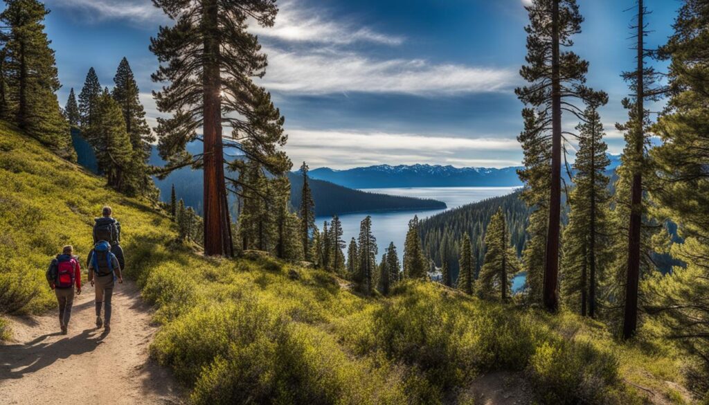 lake tahoe hiking trails image