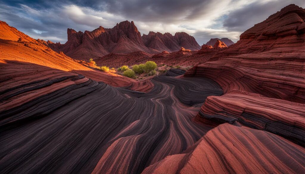 lava flow in Snow Canyon State Park