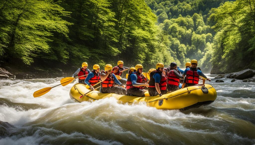 letchworth state park white water rafting