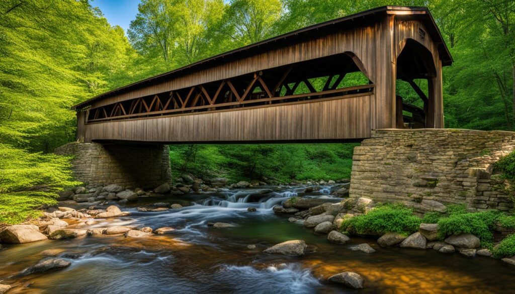 locust creek covered bridge state historic site