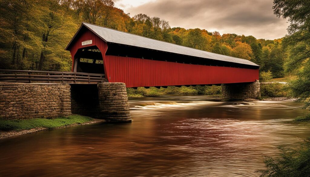 locust creek covered bridge state historic site