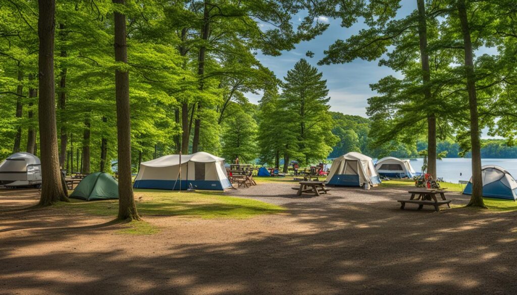 long point state park camping image