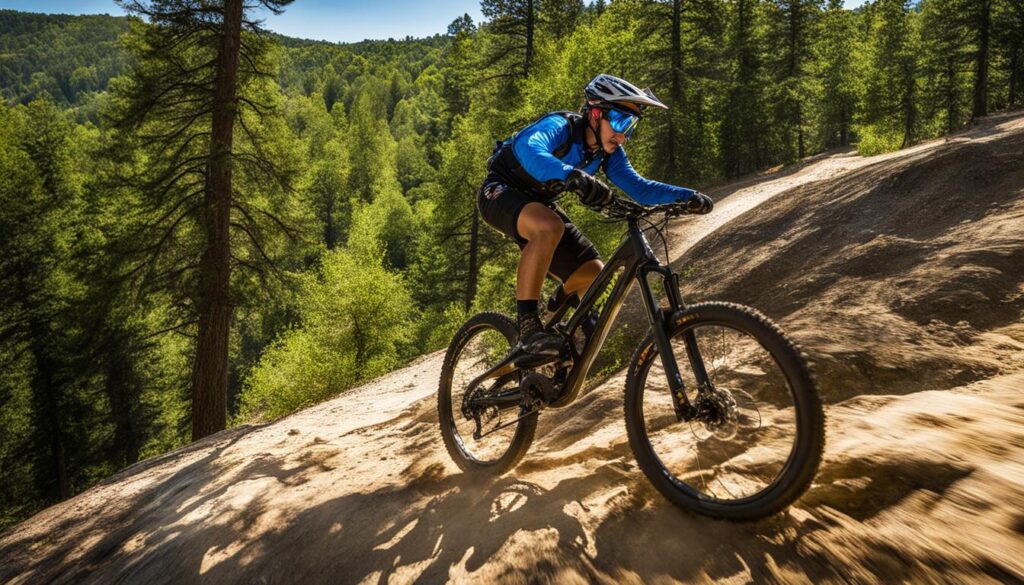 mountain biking