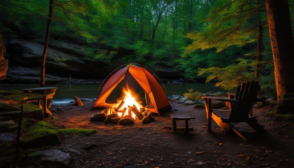 natural bridge state park camping