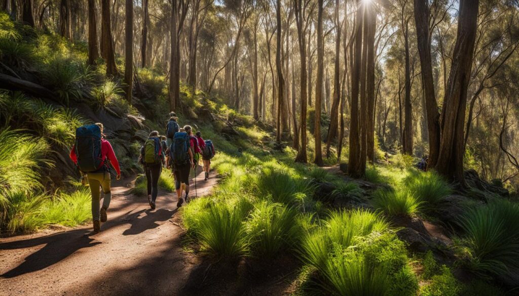 nature exploration at Bendigo park