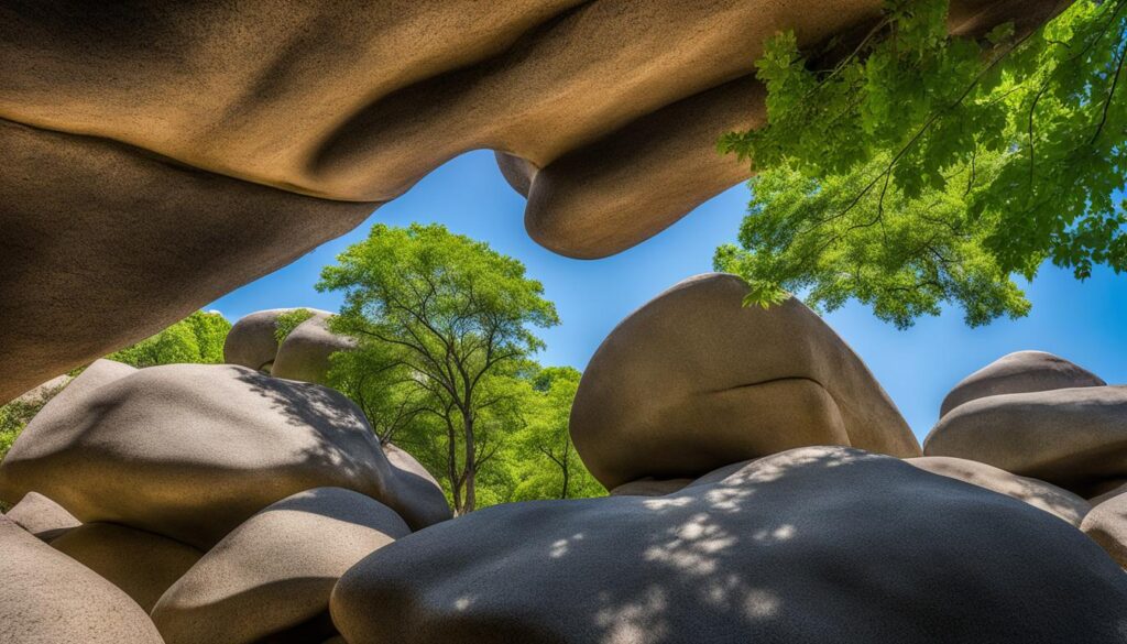 nature photography at Elephant Rocks State Park