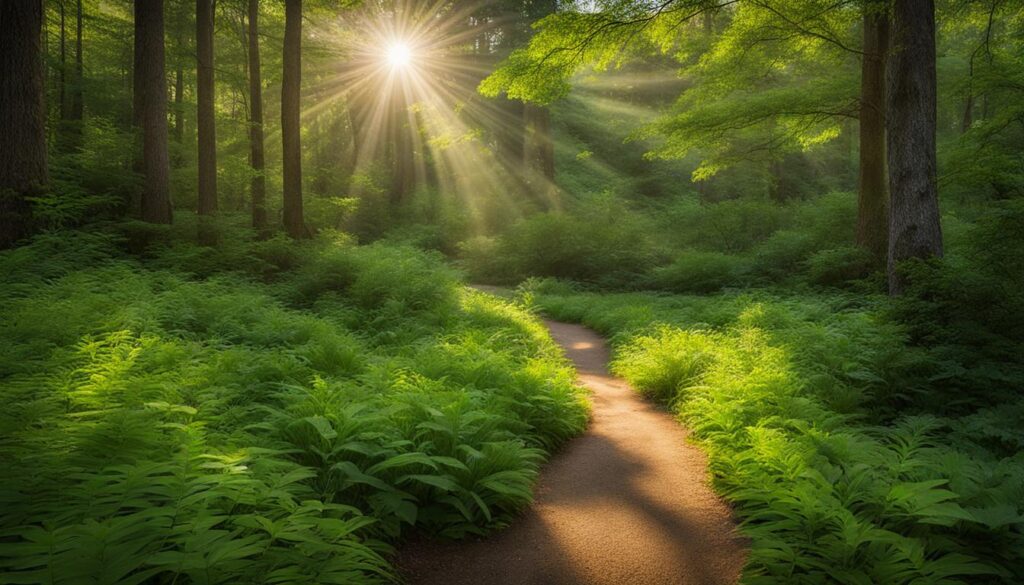 nature trails at Ross Pond