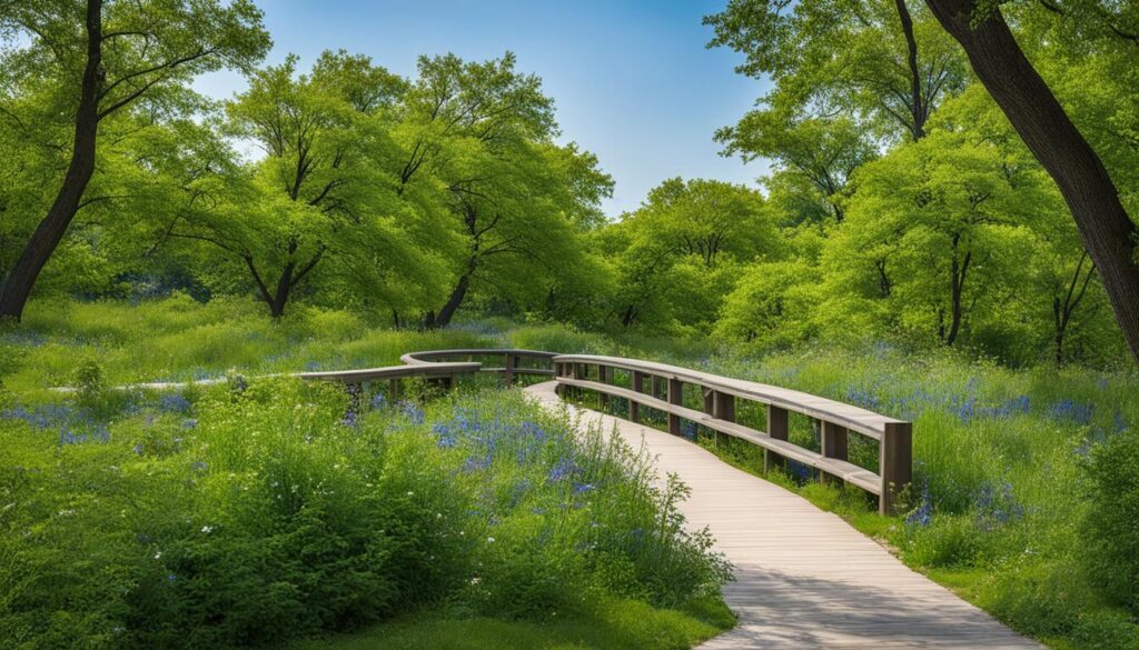 nature trails in lakeshore park