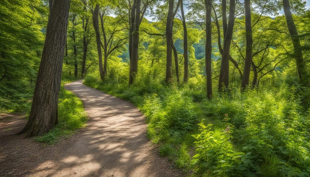 nearby parks and trails