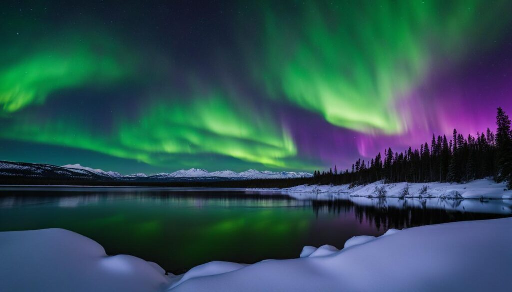 northern lights viewing in alaska