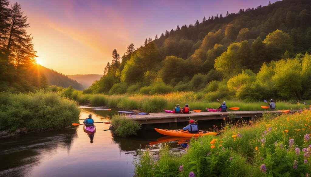 outdoor activities at Blackstone River and Canal Heritage State Park