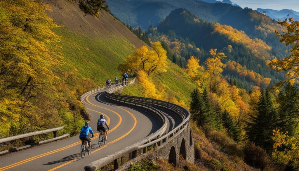 outdoor recreation on the Historic Columbia River Highway State Trail